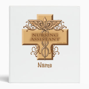 Nurse Assistant Caduceus binder