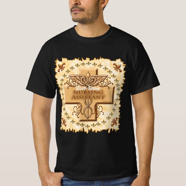 Nurse Assistant Caduceus T-Shirt (Front)