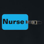 Nurse Azure Luggage Tag<br><div class="desc">Nurse Azure Luggage Tag</div>
