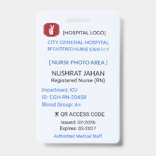 Nurse Badge   RN Badge – Hospital ID