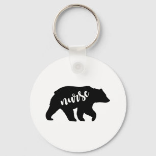 Nurse Bear Keychain