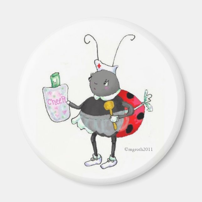 nurse bitsy magnet (Front)