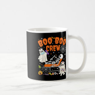 Nurse Boo Boo Crew Ghost Skeleton Nurse Halloween  Coffee Mug
