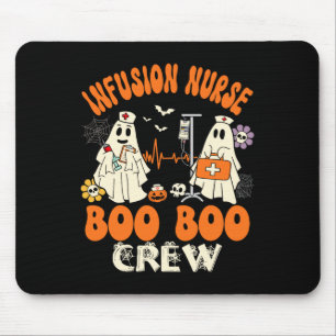Nurse Boo Crew Halloween Nurse Ghost Costume  Mouse Pad