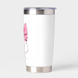 Nurse Bow Stethoscope Cup, Personalized Nurse Cup, Insulated Tumbler