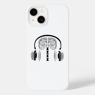 Nurse Brain Grey Listening to Song Case-Mate iPhone 14 Case