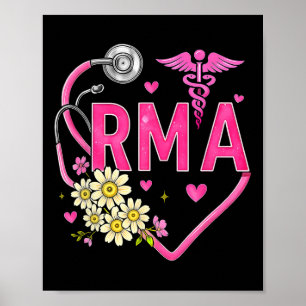 Nurse Breast Cancer Month Rma Registered Medical I Poster