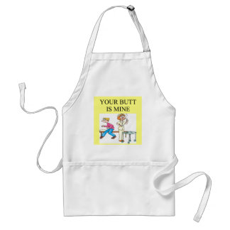 nurse butt joke standard apron