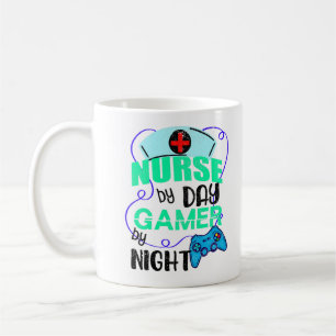 Nurse by Day Gamer by Night Coffee Mug
