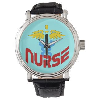 Nurse Caduceus (Custom Colour Change Background Watch