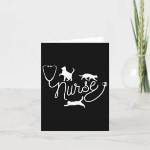 Nurse Cat Mom - Rn Nurse And Cat Lovers Card