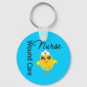 Nurse Chick v1 Wound Care Nurse Keychain