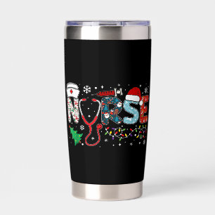 NURSE Christmas Design Insulated Tumbler