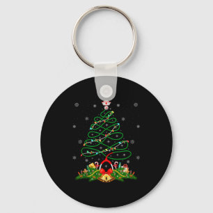 Nurse Christmas Scrub Tops Nursing Stethoscope Xma Keychain
