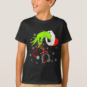 Nurse Christmas Stethoscope Nurses Xmas Pajamas Sa T-Shirt