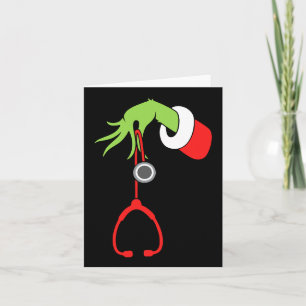 Nurse Christmas Stethoscope Nurses Xmas Pyjamas Pj Card