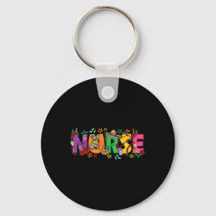 Nurse Cinco De Mayo Fiesta Mexican Nursing Taco Nu Keychain