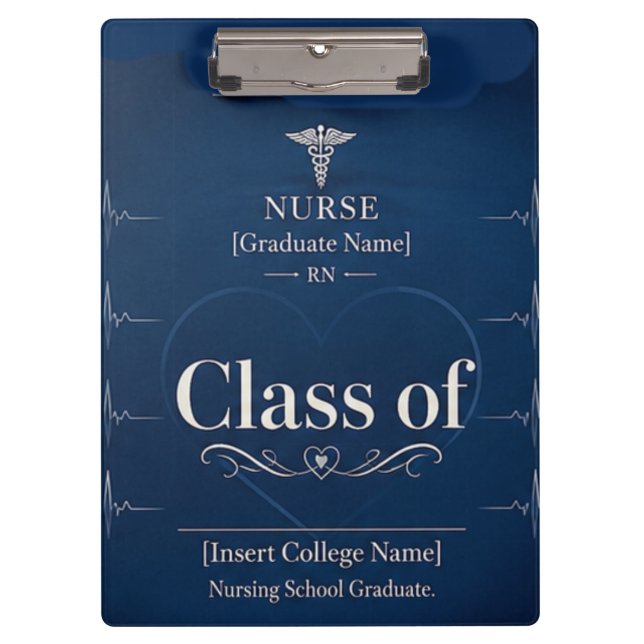 Nurse Class of 2026 Personalized Clipboard | RN Gr (Front)