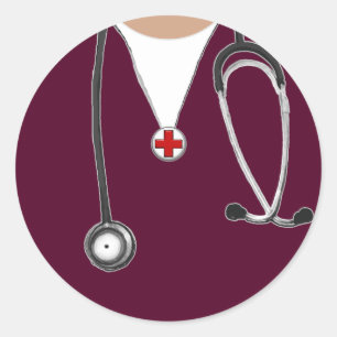 Nurse Classic Round Sticker