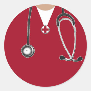 Nurse Classic Round Sticker