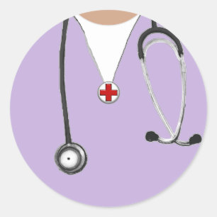 Nurse Classic Round Sticker