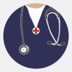 Nurse Classic Round Sticker