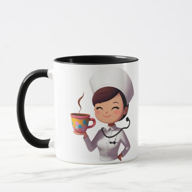 Nurse Coffee Lover Mug (Gauche)