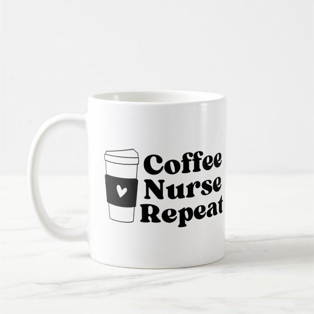 Nurse Coffee Lover  Mug (Left)