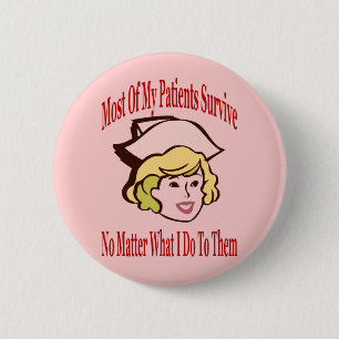 Nurse Comical Comment 2 Inch Round Button