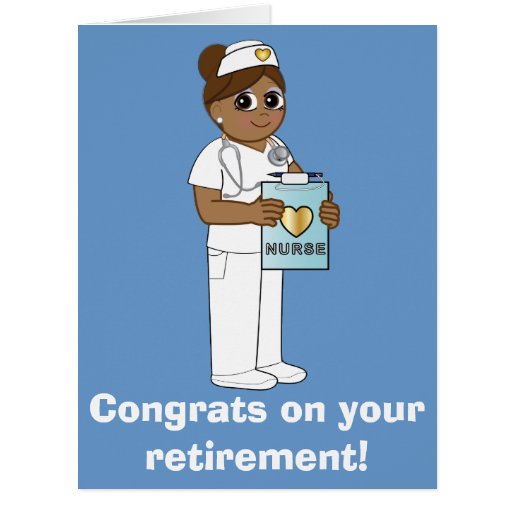 Nurse: Congratulations on Your Retirement Big Greeting Card | Zazzle