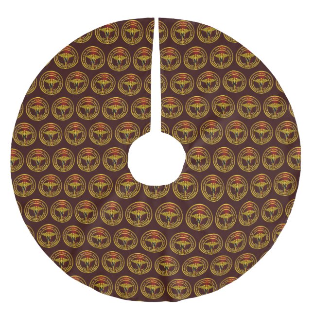 Nurse Corps  Brushed Polyester Tree Skirt (Front)