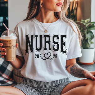 Nurse Custom Varsity Nurse Graduation Nursing T-Shirt