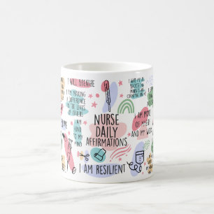Nurse Daily Affirmations Motivational Coffee Mug