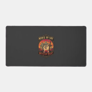 Nurse Day Witch Night Cross Hands Halloween_1 Desk Mat