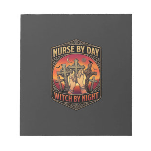 Nurse Day Witch Night Cross Hands Halloween_1 Notepad