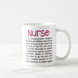 Nurse definition. coffee mug