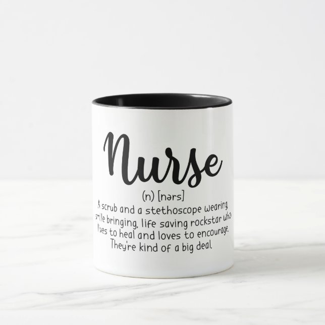 Nurse Definition Mug (Center)