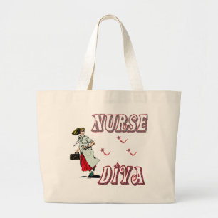 NURSE DIVA LARGE TOTE BAG