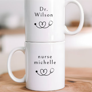 Nurse Doctor | Custom Minimalist Healthcare Worker Coffee Mug
