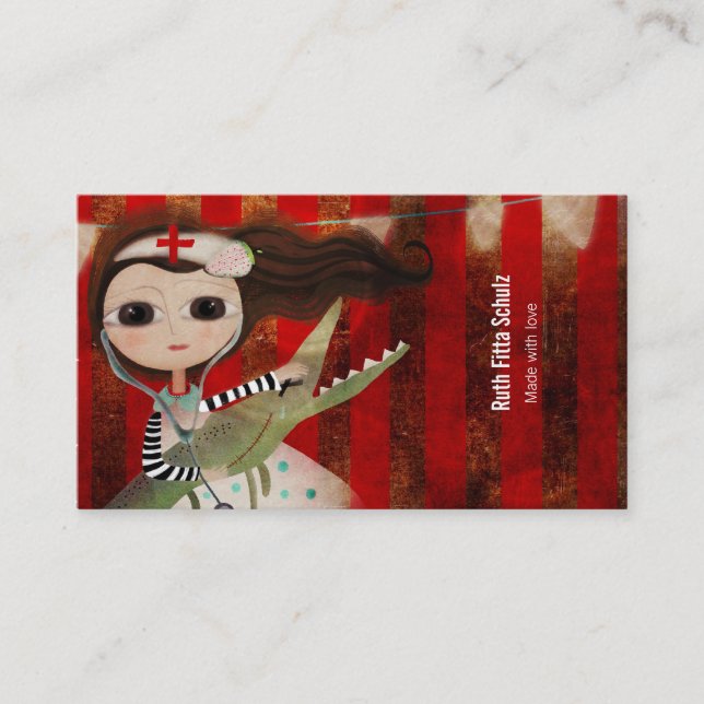 Nurse Doctor Hospital Business Card (Front)