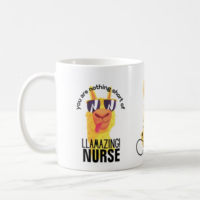 NURSE DOCTOR SURGEON  Funny Personalized Gift Coffee Mug (Left)