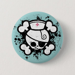 Nurse Dolly Splat 2 Inch Round Button