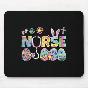 Nurse Easter Egg Hunting Spring Nursing Rn Men Wom Mouse Pad