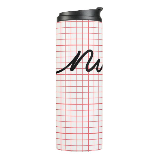 nurse ecg ekg rhythm strip cardiac thermal tumbler (Rotated Left)