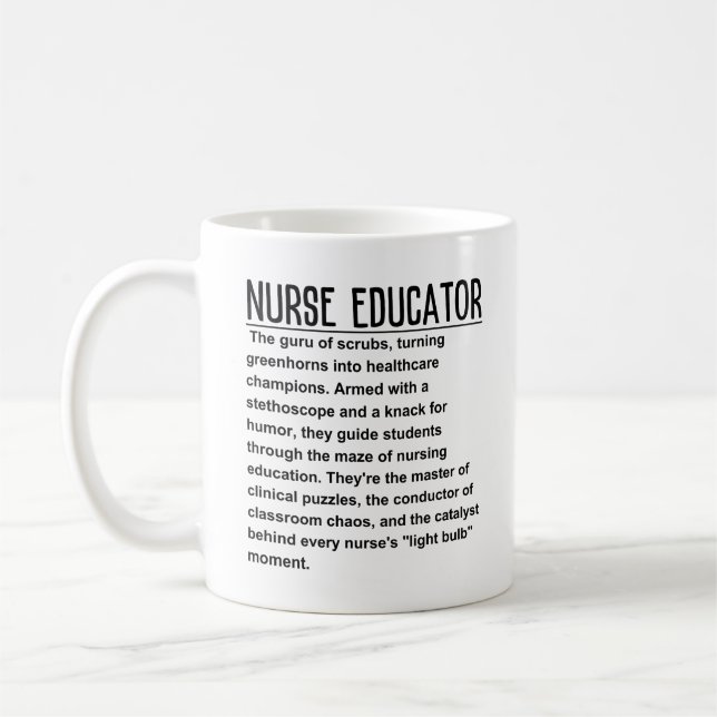 Nurse educator coffee mug (Left)