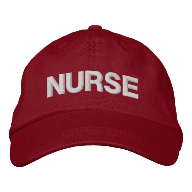 Nurse   embroidered hat (Front)