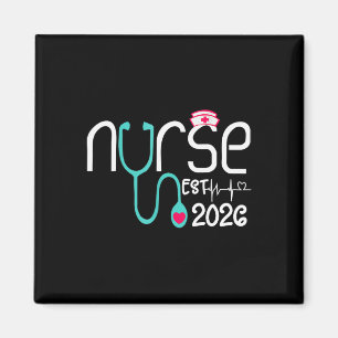 Nurse Est 2026 Rn Nursing School Graduation Gradua Magnet