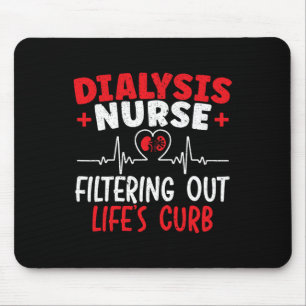 Nurse Filtering Heartbeat  Mouse Pad