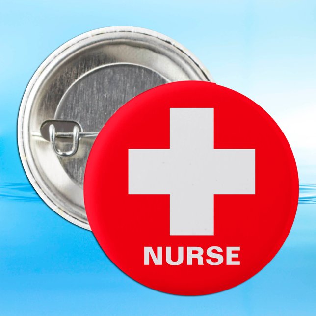 Nurse & First Aid, Cross, Ambulance, Doctor 2 Inch Round Button (Creator Uploaded)