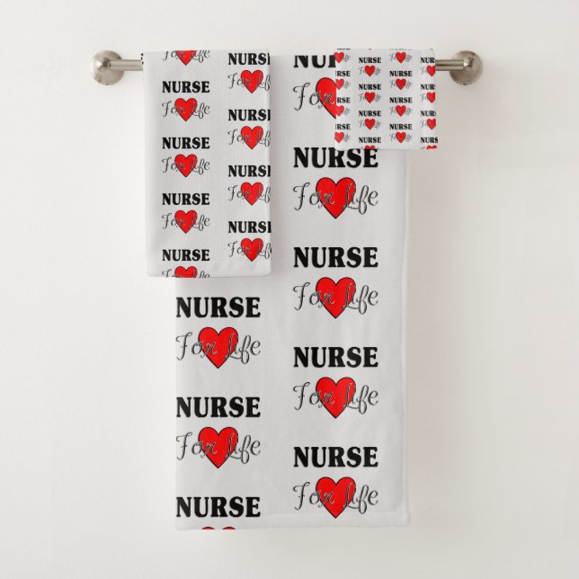 Nurse For Life   Bath Towel Set (Insitu)
